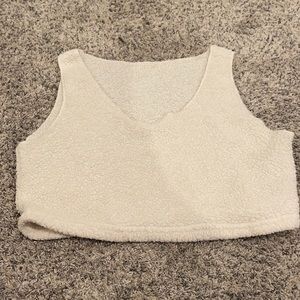 Target fuzzy white tank, size L
